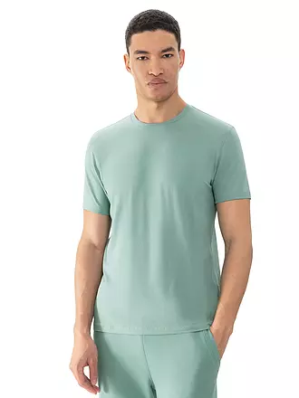 MEY | Pyjama T-Shirt RELAX bleu marée | hellgrün